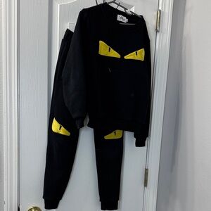 Lola + the Boys Monster eyes sweat suit